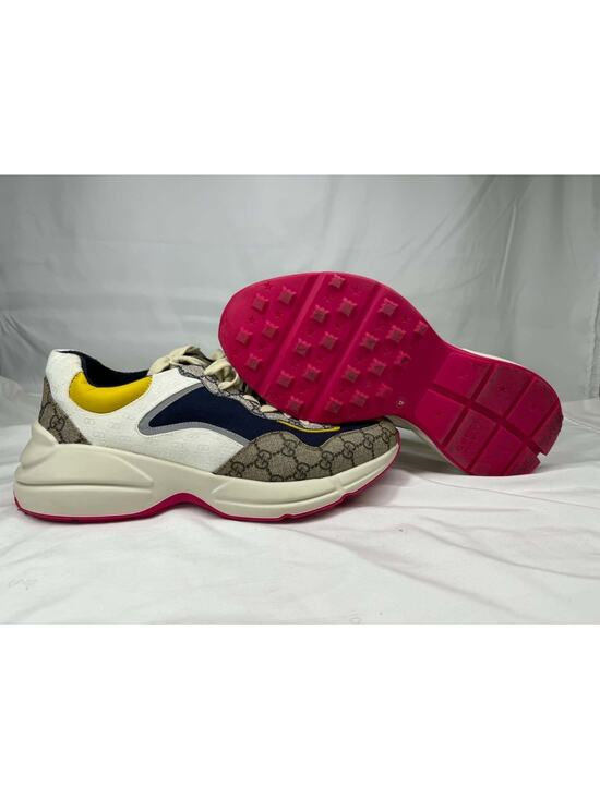 Men\'s Size 12.5 Gucci Rython Patch Work GG Web SPB-JB 366630 main image 7